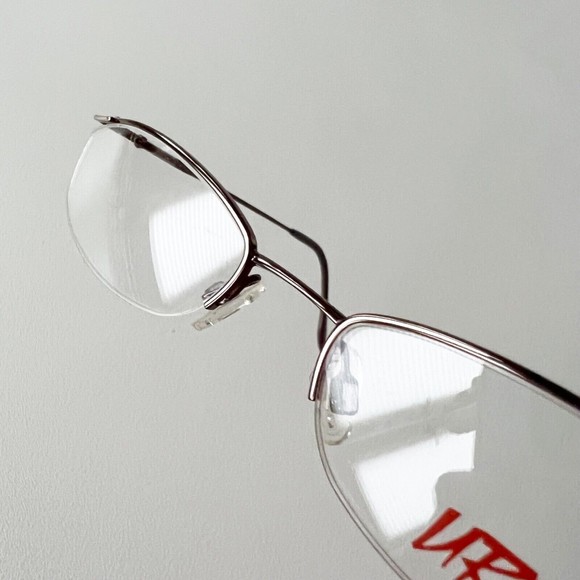 UROCK Eyeglasses Frame U721 Brown 52-18-135 Semi Rimless Display Model - Picture 10 of 11